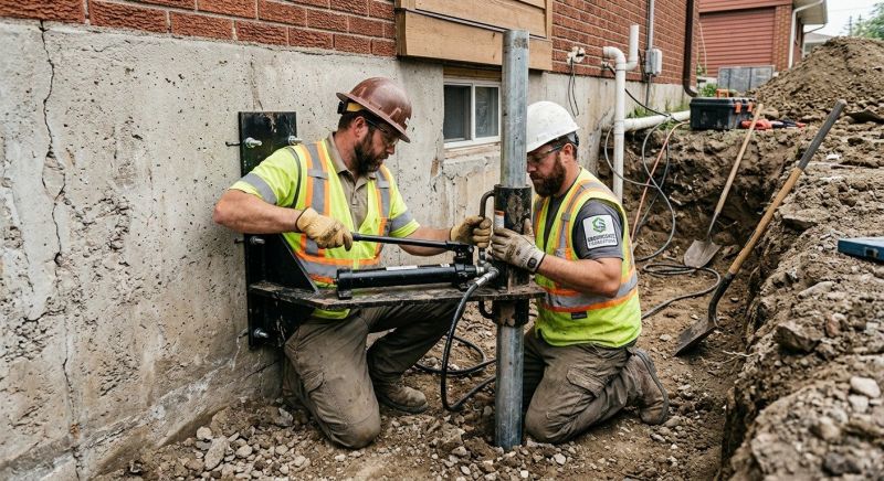 Settling Foundation Service in Colchester, CT