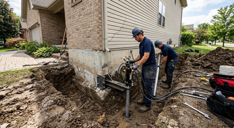 Settling Foundation Service in Ellington, CT