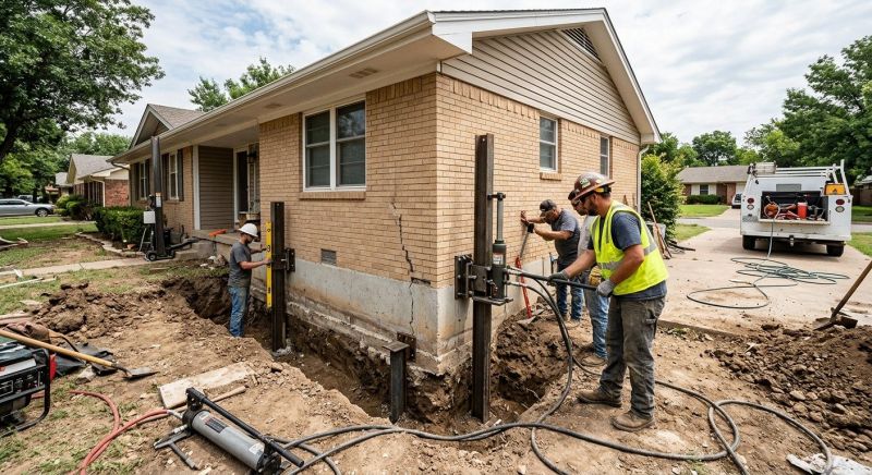 Settling Foundation Service in North Branford, CT