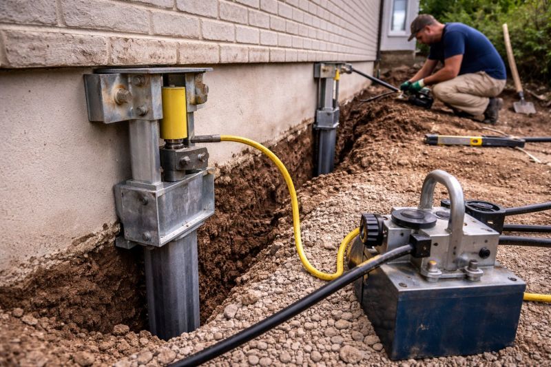 Sinking Foundation Repair in East Haddam, CT
