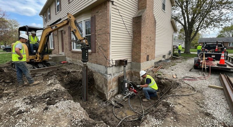 Sinking Foundation Repair in Vernon Rockville, CT