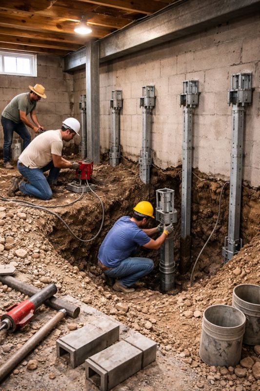 Structural Underpinning in East Hampton, CT